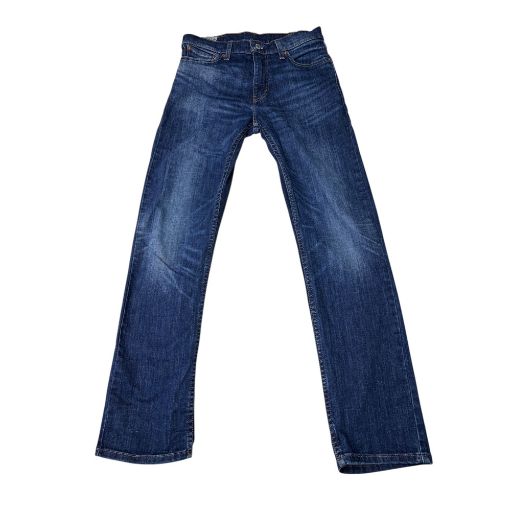 Levi's‎ 513 Slim Straight Jeans Mens W30 L32 Dark Wash Denim